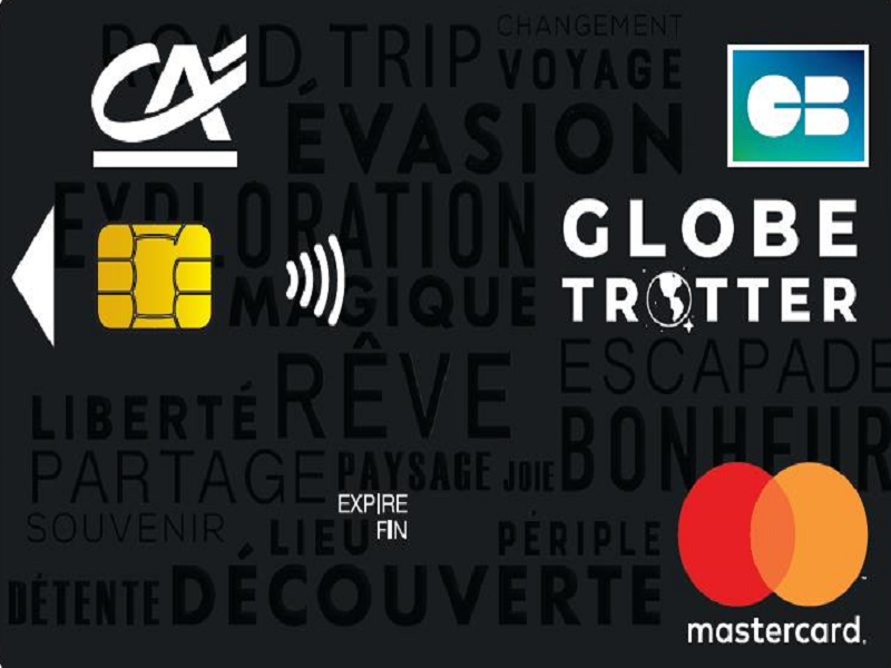 Visuel de la carte black Globe-Trotter