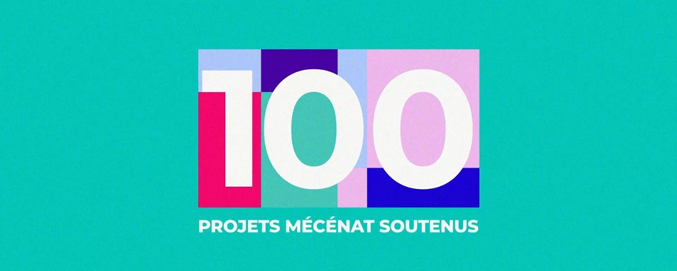 visuel mise en avant 100 soutiens mécénat